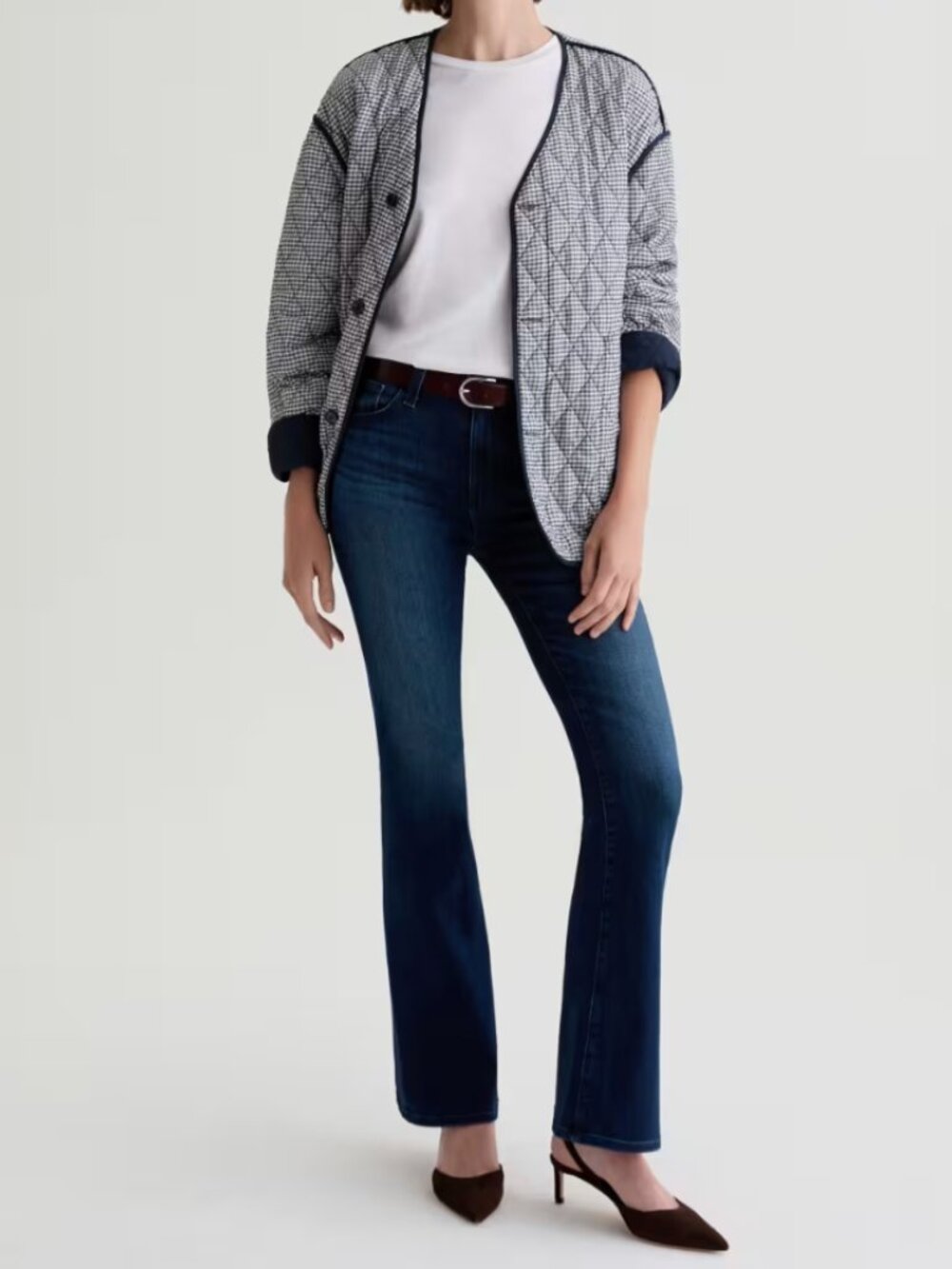 AG Jeans Farrah Boot Mid-Rise Bootcut Jeans 27 Epilogue